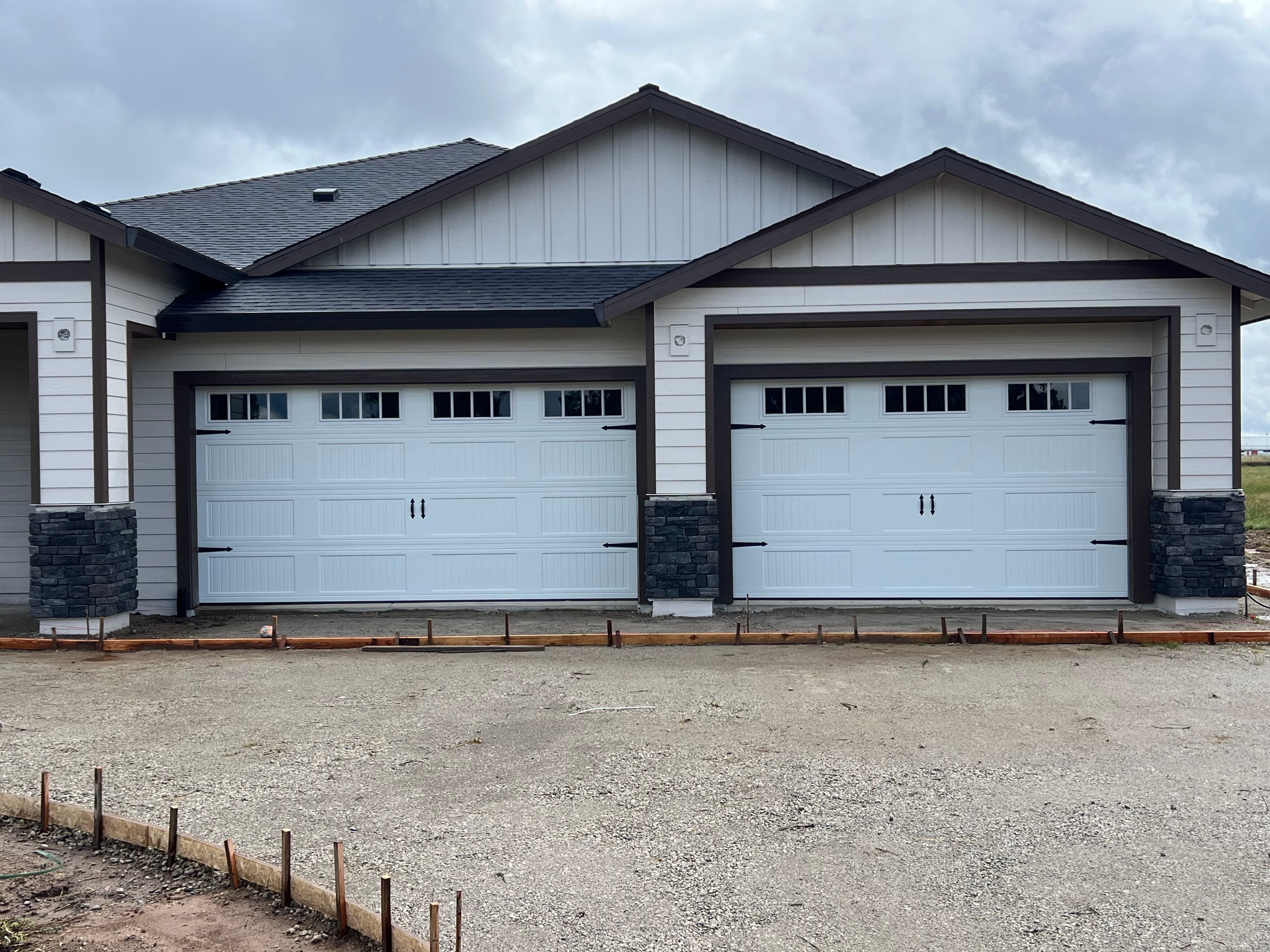 Project Custom Garage Doors on a New Build Done Right image